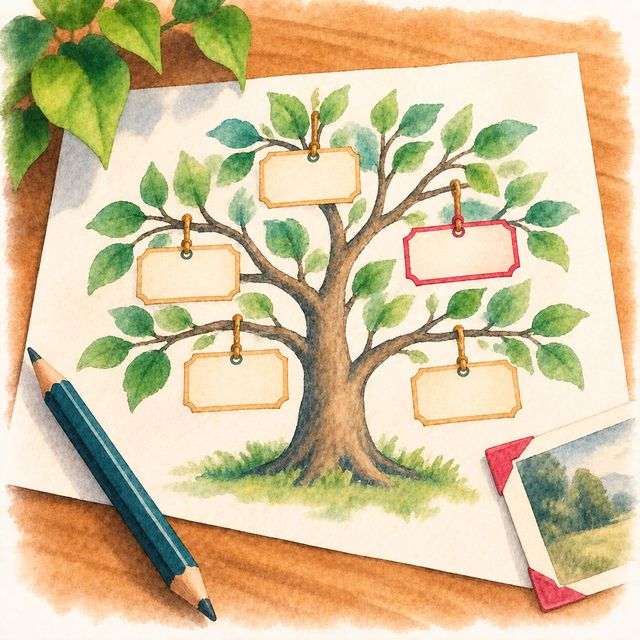 Family tree of names