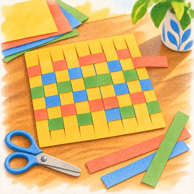 Paper weaving