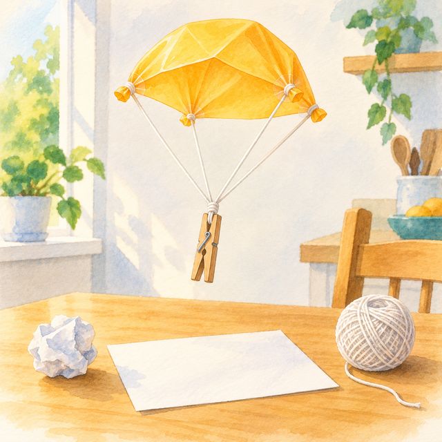 A parachute that lands softly