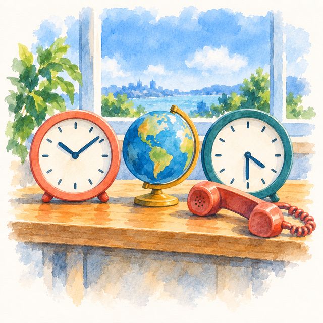 Time-zone call